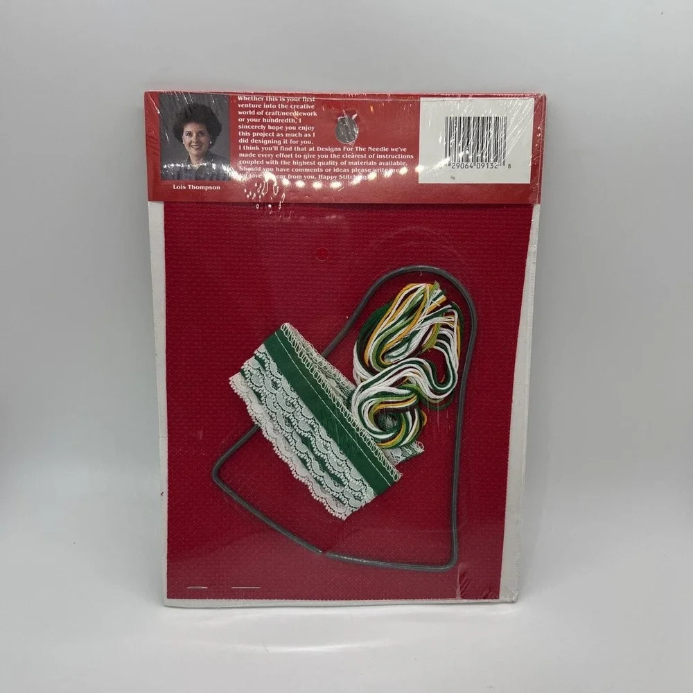 Vtg Cross Stitch‎ Kit Trim 'N Wire 6